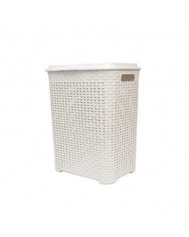 CESTO ROUPA XEUM 45L BRANCO