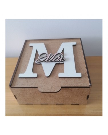 MADEIRA- CAIXA CAST. C/TAMPA 14X14X6XM C/APLICAÇAO MAE