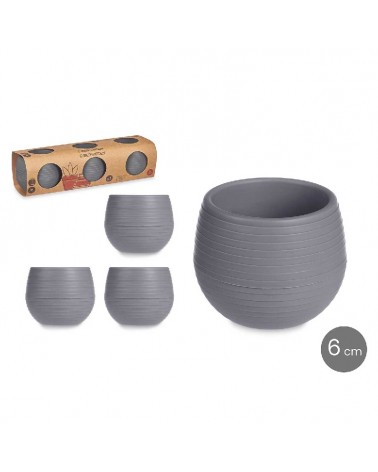 VASO RESERVA AGUA 6CM ANTRACITE