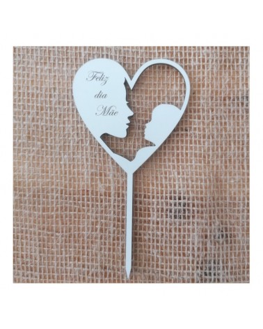 MADEIRA- ESPETO FELIZ DIA MAE BR. 8X15CM