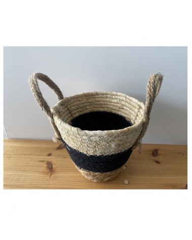 CESTA C/ASA 19X17CM