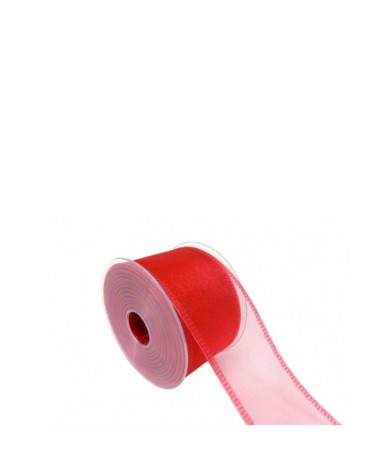 ROLO NASTRO ORGANZA COR 07 70mmX25m
