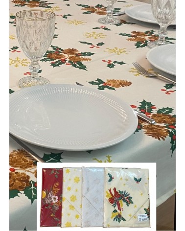 TOALHA MESA NATAL 1.50X2.00CM