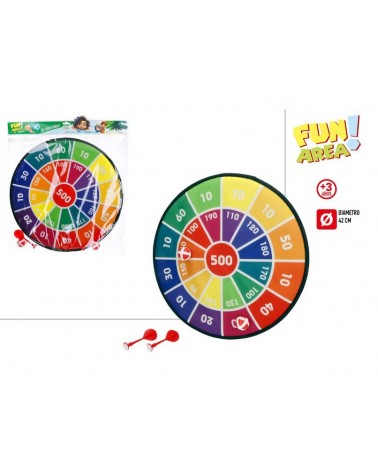 JOGO ATIRA AO ALVO C/VELCRO 44x3,5x50CM