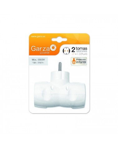 GARZA- ADAPTADOR C/2 TOMADAS LATERAIS 