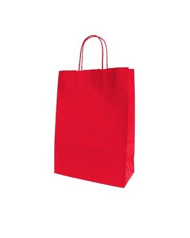 Atado c/25 Sacos Papel 24x12x31 Verm.