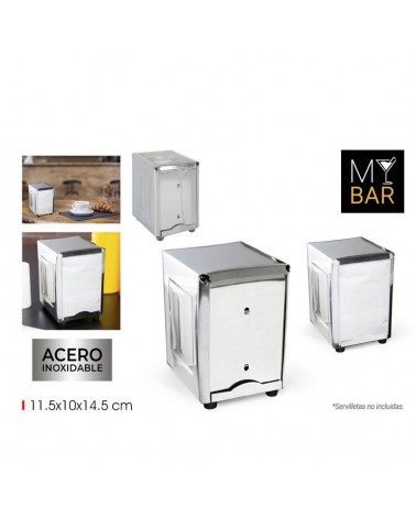 PORTA GUARDANAPOS INOX