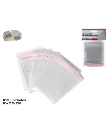 BOLSA PLASTICA PACK100 10X7.5CM