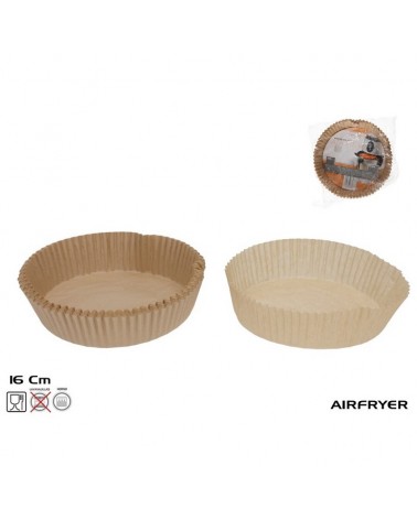 FORMA PAPEL P/AIRFRYER 16X16X4.5cm PACK50