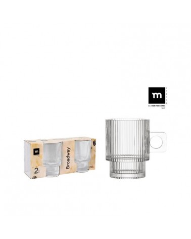 CANECA C/ASA BROADWAY 250ML PACK2