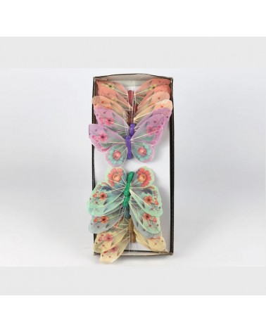 BORBOLETA 10CM PACK12 PA3-14816