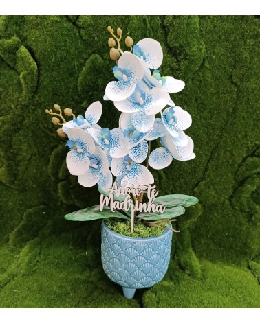 VASO C/ORQUIDEA 25X49CM