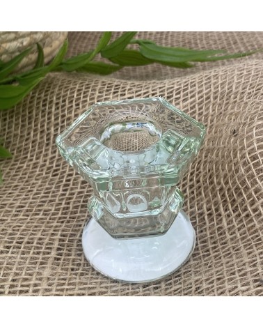 PORTA-VELAS VIDRO 5,6x5,7cm