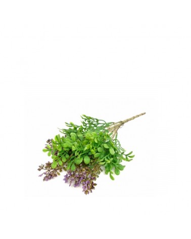 FOLHAGEM VERDE/PURPURA 36cm