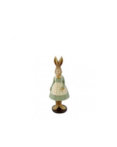 COELHA C/VESTIDO MULHER 9x7x22cm