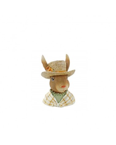 VASO BUSTO COELHA 15x15x21cm