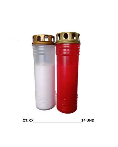 CIRIO 60LL LITE BRANCA/VERMELHA C/CRUZ