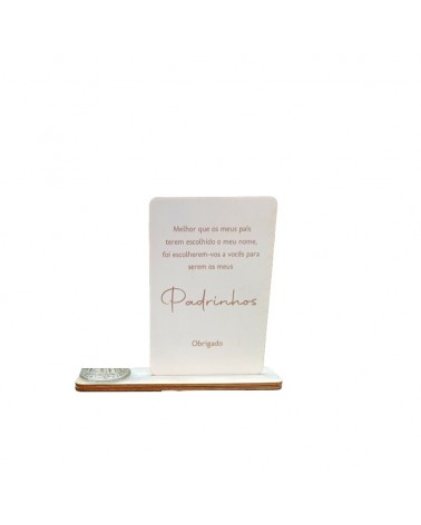 MADEIRA- MOLDURA C/BASE 22X19CM