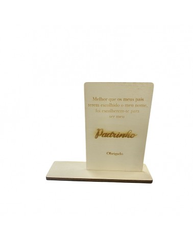 MADEIRA- MOLDURA C/BASE 22X19CM