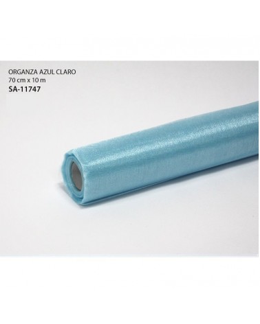 ORGANZA AZUL CLARO 70cmX10m SA-11747