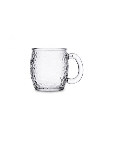 CANECA VIDRO 35CL MULTIUSOS PUNTOS MAISON