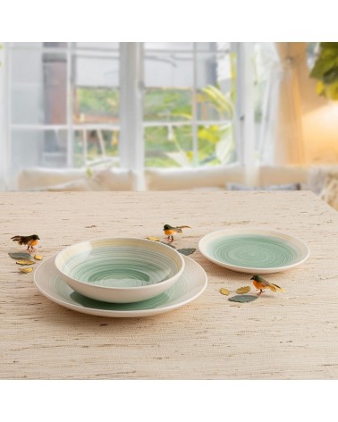 PRATO RASO 27CM VELVET LEMON