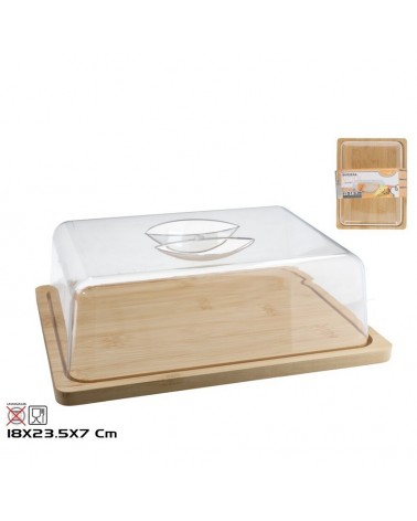 QUEIJEIRA C/TAMPA 23.5X18X7CM