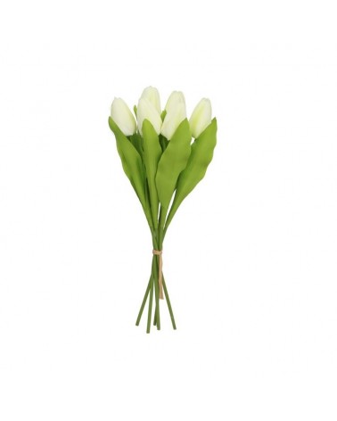 TULIPAS BRANCAS x6/ 40CM