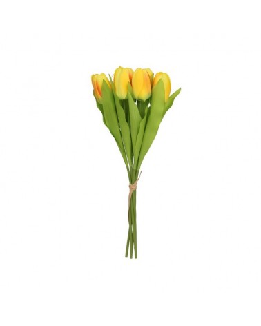 TULIPAS AMARELAS x6/ 40CM