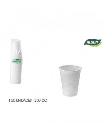 DESCARTAVEIS- COPO BRANCO 200cc ALGON PACK50