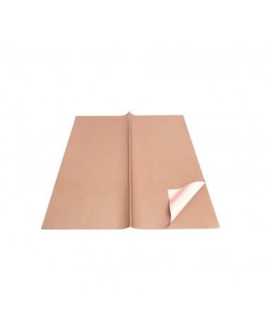 EMB. 20 FOLHAS CELOFAN 53MY CREME 58cmX58cm