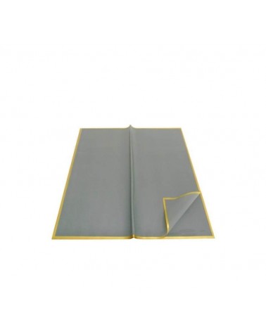 EMB. 20 FOLHAS CELOFAN 53MY CINZA 58cmX58cm