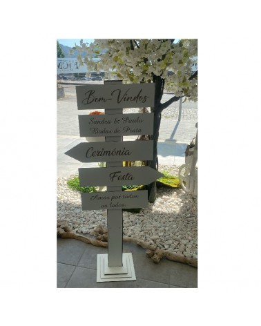 MADEIRA- PLACAS INDICATIVAS CASAMENTO1.20M