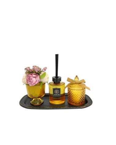 AROMAS MIKADO- CONJ. 4PCS AMBAR  JASMIM 37X14X15CM 