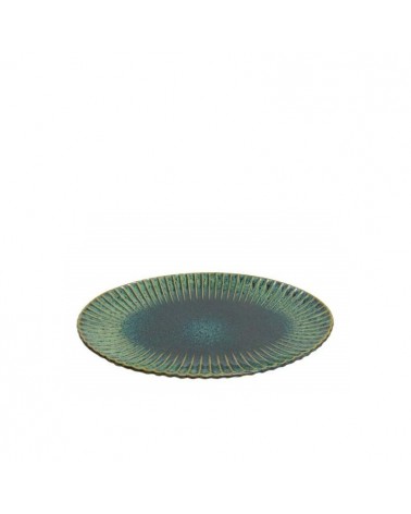 CERAMICA GRES- TRAVESSA OVAL VERDE 20X28CM