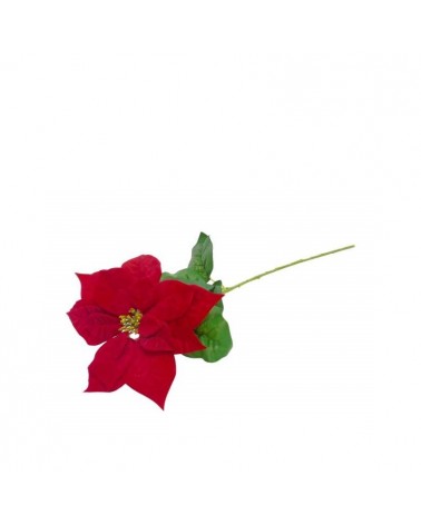 FLOR ARTIFICIAL- PE POINSETTIA VERMELHO 70CM