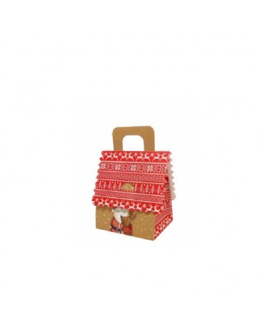 CAIXA PAPEL 250G COR NATAL 20X12X27CM