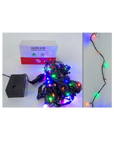 ILUMINAÇAO NATAL C/100 LUZES LED CORES 10M