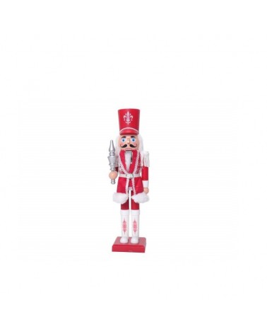 DEC. NATAL- SOLDADO C/ROUPA VERMELHO C/SOM 38CM