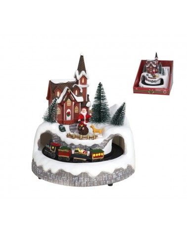 NATAL- VILA LED C/MUSICA 20X19.6X22CM