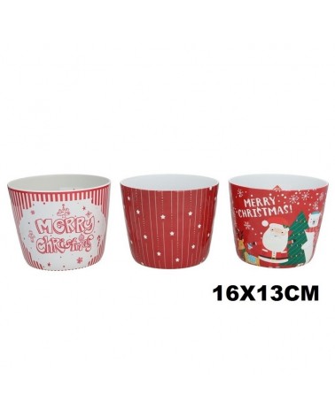 VASO NATAL 16X16X13CM