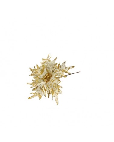 DEC. NATAL- PE POINSETTIA DOURADO 46cm