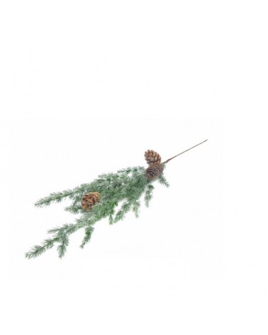 DEC. NATAL- PE FOLHAGEM C/PINHAS 13x13x60cm