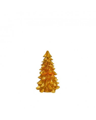 VELA LED ARVORE OURO 11x19cm