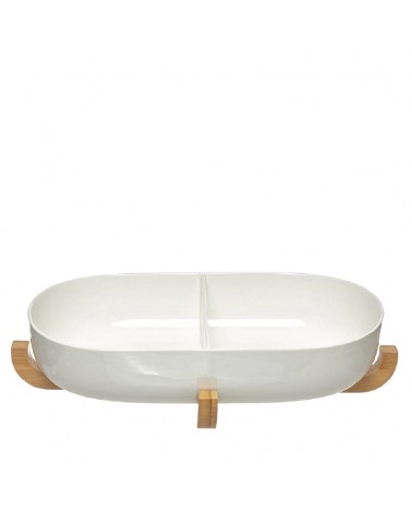 PORCELANA- TAÇA C/BAMBU 43.5X25X11.5CM