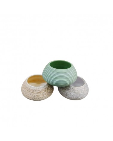 CERAMICA- VASO RUSTICO RED. 22X12CM
