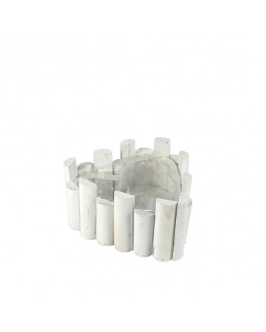 BASE CORAÇAO BRANCA 21X19X10CM LF-14532