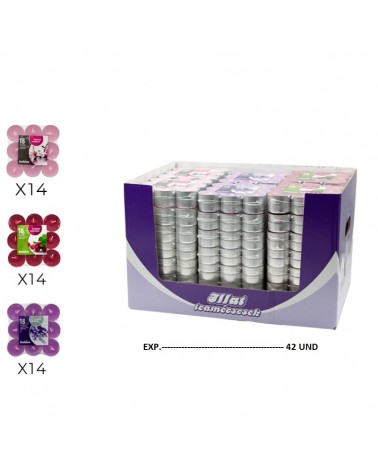 TEALIGHT PACK 18 SORTIDO BOLSIUS