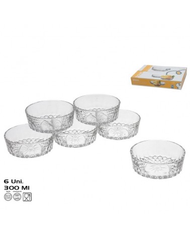 SALADEIRA DIAMANTE CONJ.6 300ML