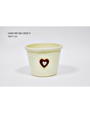 VASO RED. PEQ CREME 14X11CM GB-12533
